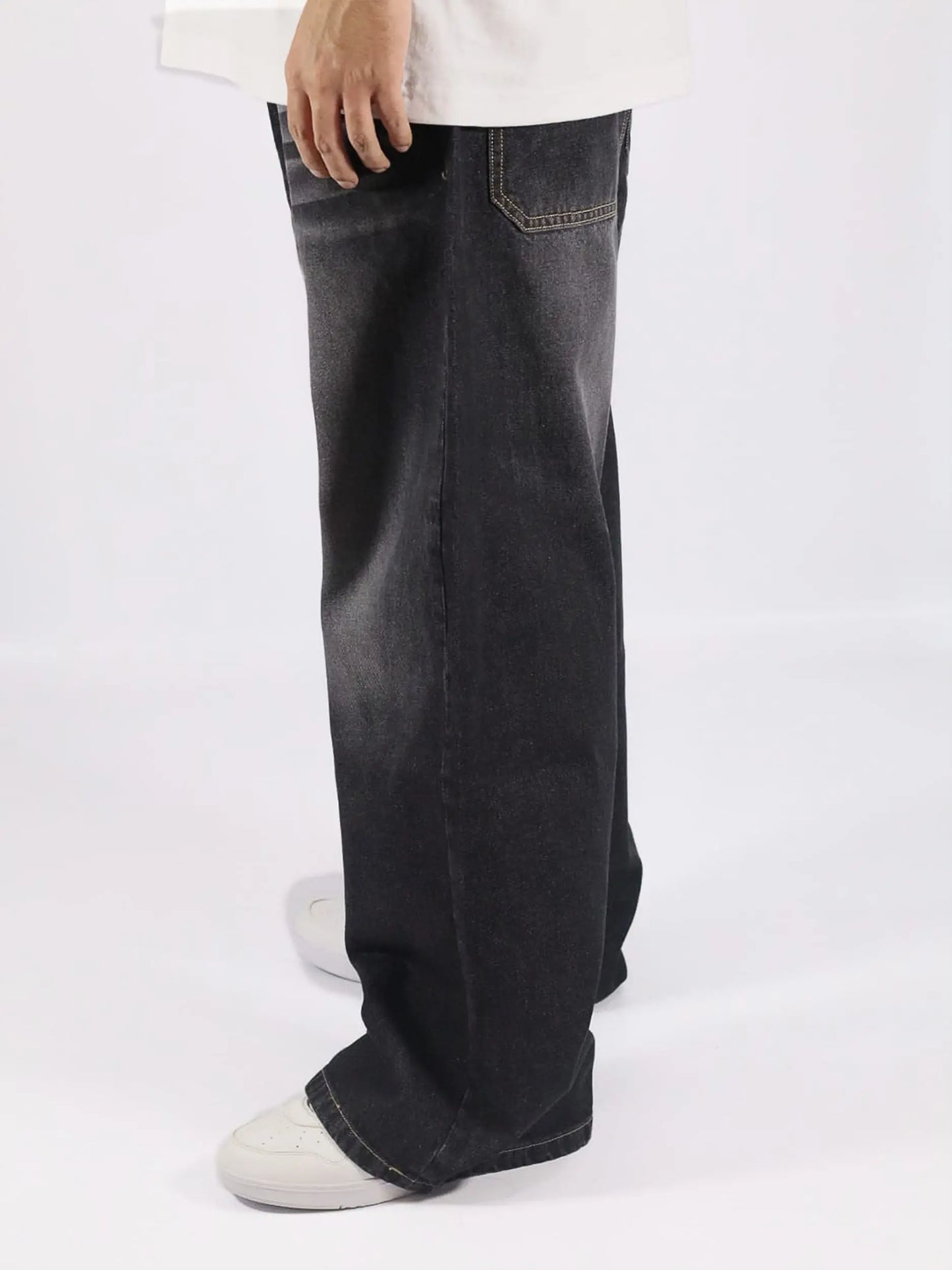 Baggy Jeans Negro / HOMBRE