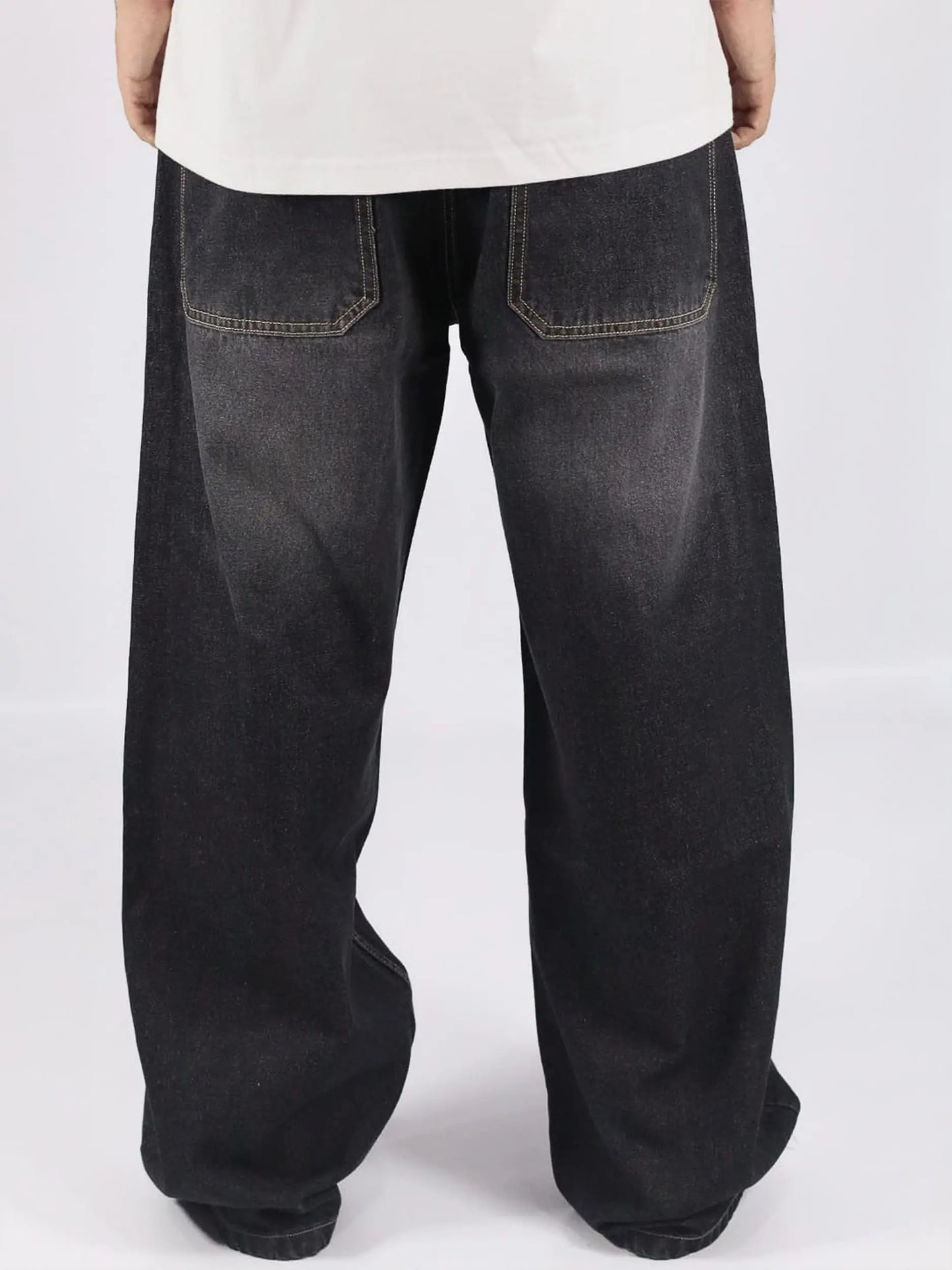 Baggy Jeans Negro / HOMBRE