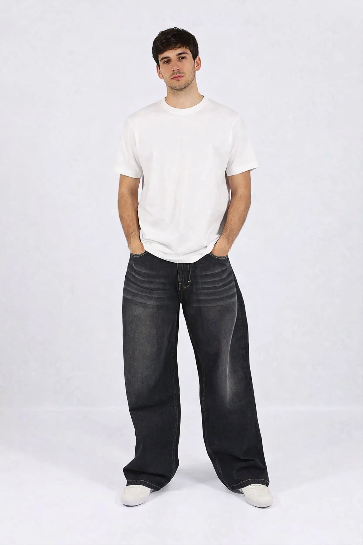 Baggy Jeans Negro / HOMBRE