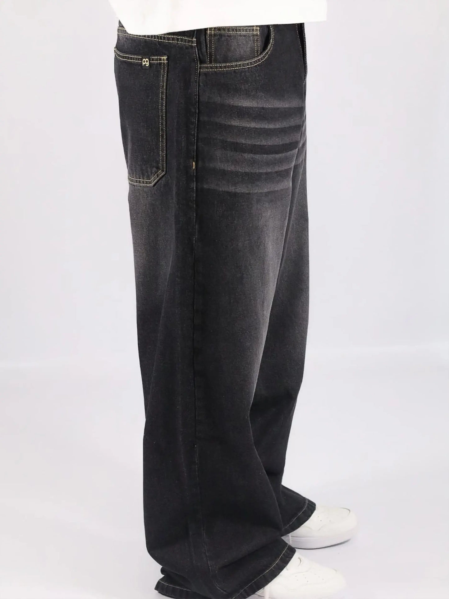 Baggy Jeans Negro / HOMBRE