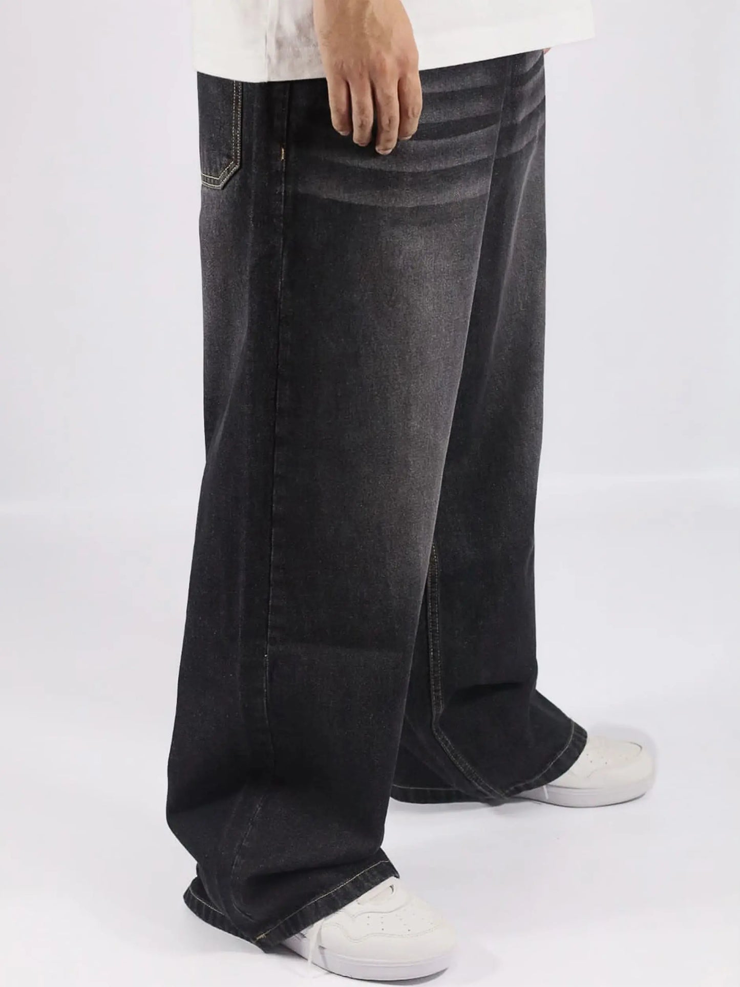 Baggy Jeans Negro / HOMBRE